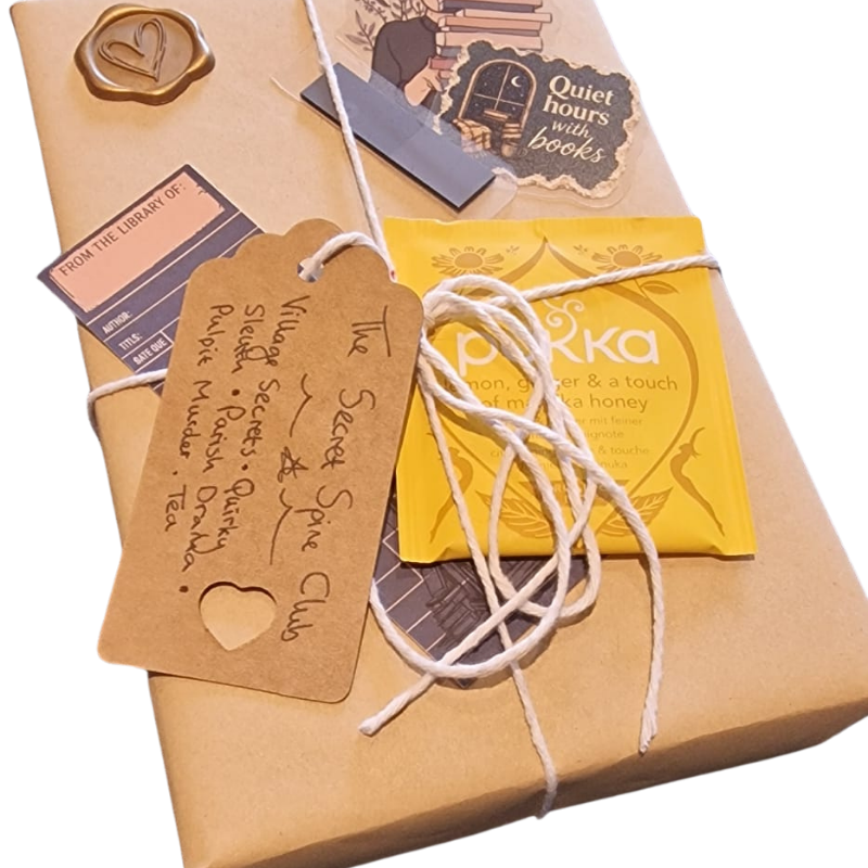 Mystery parcel ready for Royal Mail dispatch